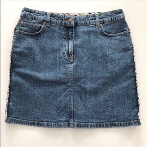 Burberry denim skirt